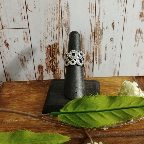 Crystal Spheres Fashion Ring - Picture 3 of 3